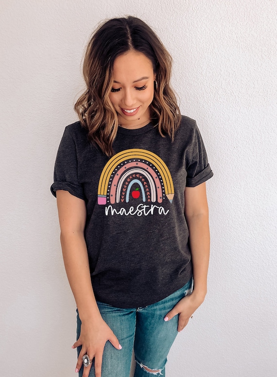 Womens Maestra Bilingue T-Shirt Spanish Teacher Gift Womens Maestra Bilingue T-Shirt Spanish Teacher Gift