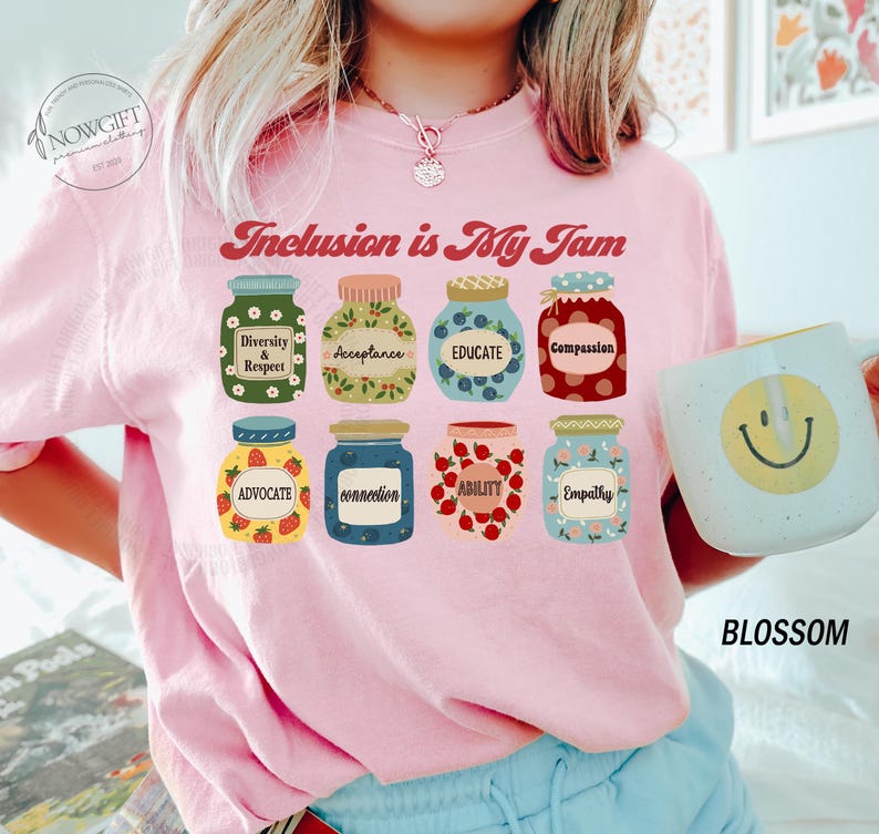 Inclusion Shirt, Neurodiversity Shirt, Inclusion Is My Jam, Special Education Teacher, Autism Awareness Gift, Autism Teacher Christmas Gift image 8