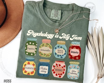 Camiseta de psicólogo, la psicología es mi pasión, regalo de psicólogo, camiseta de psicólogo escolar, psicólogo escolar, salud mental, terapia psicológica