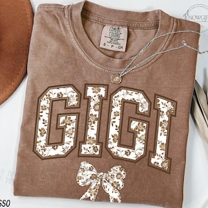 Comfort Colors® Gigi Shirt, Gigi T-Shirt, Gigi Tee, Cute Gigi Shirt, Gift for Gigi, Grandma Gift, Grandmother Shirt, Grandma Mimi Gigi Tee