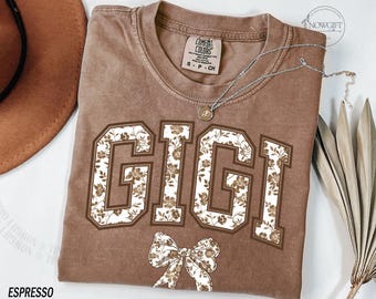 Comfort Colors® Gigi Shirt, Gigi T-Shirt, Gigi Tee, Cute Gigi Shirt, Gift for Gigi, Grandma Gift, Grandmother Shirt, Grandma Mimi Gigi Tee