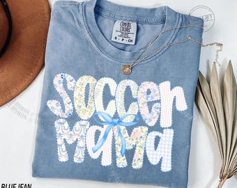 Soccer Mama Tshirt For Game Day, Soccer Mom TShirt, Soccer Tee For Mother's Day Gift, Sports Mom Shirt, Soccer Mom Tee, Comfort Colors®