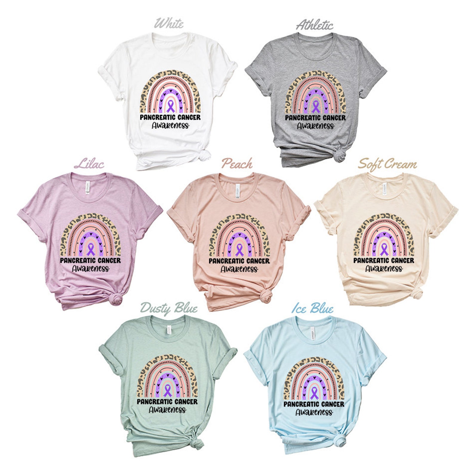 Pancreatic Cancer Shirt Pancreatic Cancer Awareness Etsy