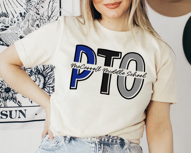 Custom PTO Shirt Custom School Name Shirt Custom Elementary - Etsy