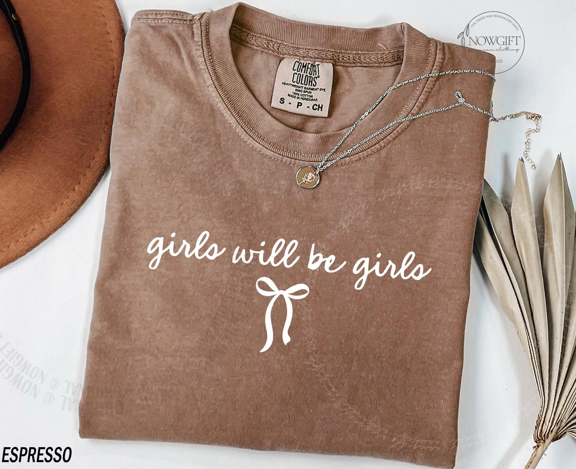 Girls Will be Girls Shirt, Strong American Women T-Shirt, Patriotic Feminist 4th of July Tee, Girl Power Art, Feminist Gift, Comfort Colors®