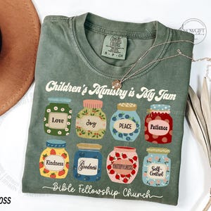 Custom Children's Ministry Shirt, Kids Ministry, Student Ministry, Personalized Church Tee, Christian Christmas Gift, Catholic School Chapel