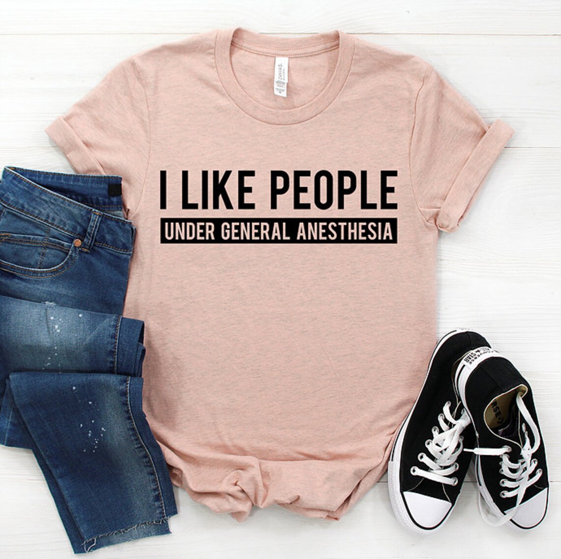 I Like People Under General Anesthesia Shirt Anesthesia | Etsy