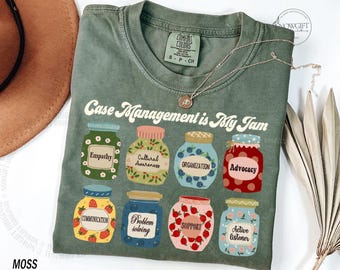 Case Manager Shirt, Case Worker Tee, Nurse Case Manager, Social Worker Case Management is My Jam, Mental Health, Case Manager Christmas Gift