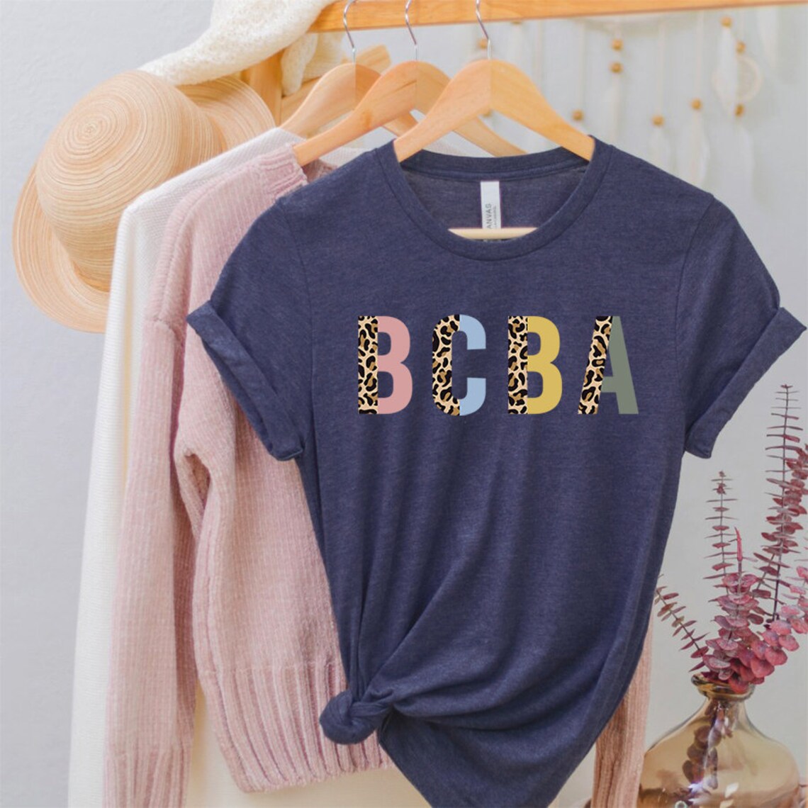 BCBA Shirt RBT Shirts ABA Shirt Behavior Analyst Bcba Etsy