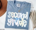 Comfort Colors® Second Grade Teacher Shirt, Coquette Bow 2nd Grade Teacher Shirt, Second Grade Teacher Tshirt, Elementary Teacher Shirts