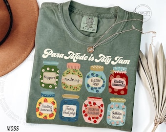 Paraprofessional Shirt, Parapro Shirt, Para Shirt, Paraeducator Shirt, Para Mode Is My Jam Tee, Teacher Assistant Shirt, Teachers Aide Gift
