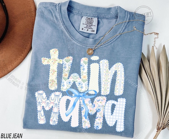 Twin Mom Shirt, Twin Mom Tshirt, Mother's Day Gift For Twin Mom Tee, Gift For New Twin Mama Gifts, Trendy Mom Shirt, Comfort Colors®