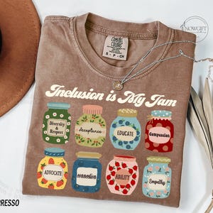 Inclusion Shirt, Neurodiversity Shirt, Inclusion Is My Jam, Special Education Teacher, Autism Awareness Gift, Autism Teacher Christmas Gift image 7