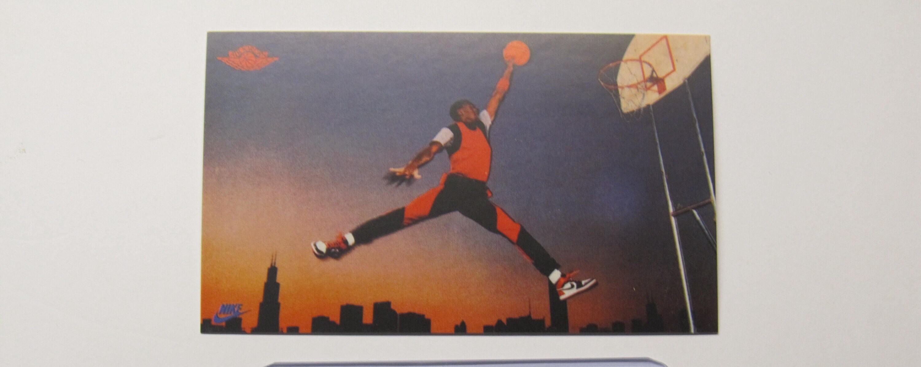michael jordan nike promo card
