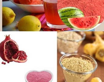 Maca, Pomegranate, Watermelon and Lemon Capsules Unisex  All 100% Natural