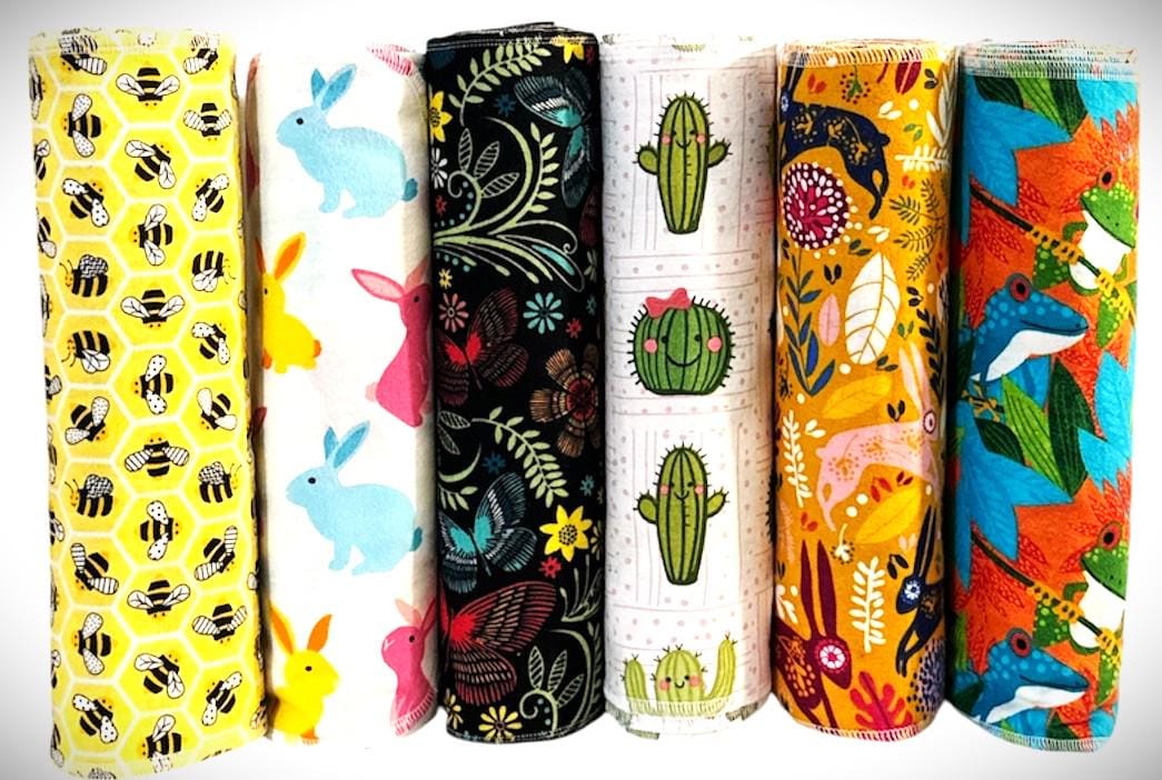 18 Sheets Per Roll Buy 3 Get 1 Reusable Alternative to Paper Towels Eco-Friendly No More Waste of Paper Towels 1 Ply 18-12x15" Dishcloths