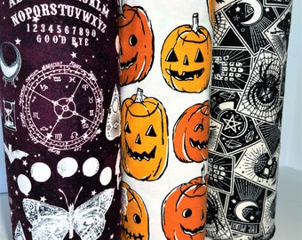 Buy 3 Get 1 Halloween-Fall Reusable Alternative To Paper Towels Eco-Friendly PAPERLESS Towels 1 Ply 12-12x15" Cotton Kitchen Dishcloths