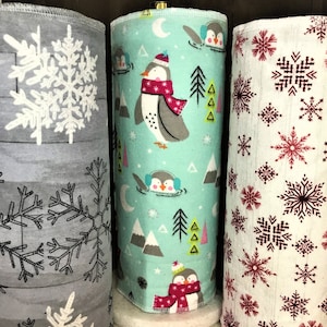 18 por rolo Compre 3 e ganhe 1 de Natal Alternativa reutilizável para toalhas de papel Ecológicas Chega de desperdício Toalhas SEM PAPEL 1 camada 12-12x15 Panos de prato