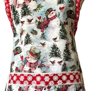 HOLIDAY Aprons CHRISTMAS Aprons Colorful Apron for Women Kitchen Apron, Baking, Garden, Chef, Kitchen or Restaurant Bib Apron Dress