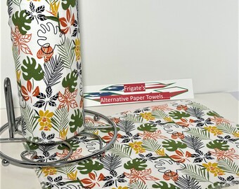 18 Sheets Per Roll Buy 3 Get 1 Reusable Alternative to Paper Towels Eco-Friendly No More Waste of Paper Towels 1 Ply 18-12x15&quot; Dishcloths