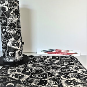 18 SHEETS Per Roll Buy 3 Rolls Get 1 Halloween-Fall Reusable Alternative To Paper Towels Eco-Friendly 1 Ply 18-12x15 Cotton Dishcloths