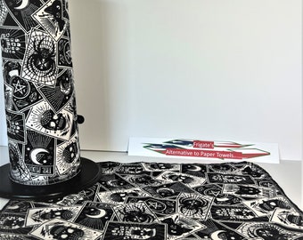 18 SHEETS Per Roll Buy 3 Rolls Get 1 Halloween-Fall Reusable Alternative To Paper Towels Eco-Friendly 1 Ply 18-12x15 Cotton Dishcloths