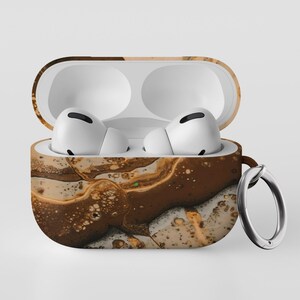 AirPods case Earphone marble luxury airpods Protector Cover plating Ac –  Cocinamos