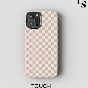 louis vuitton brown & black checkered phone case iphone 13 pro max