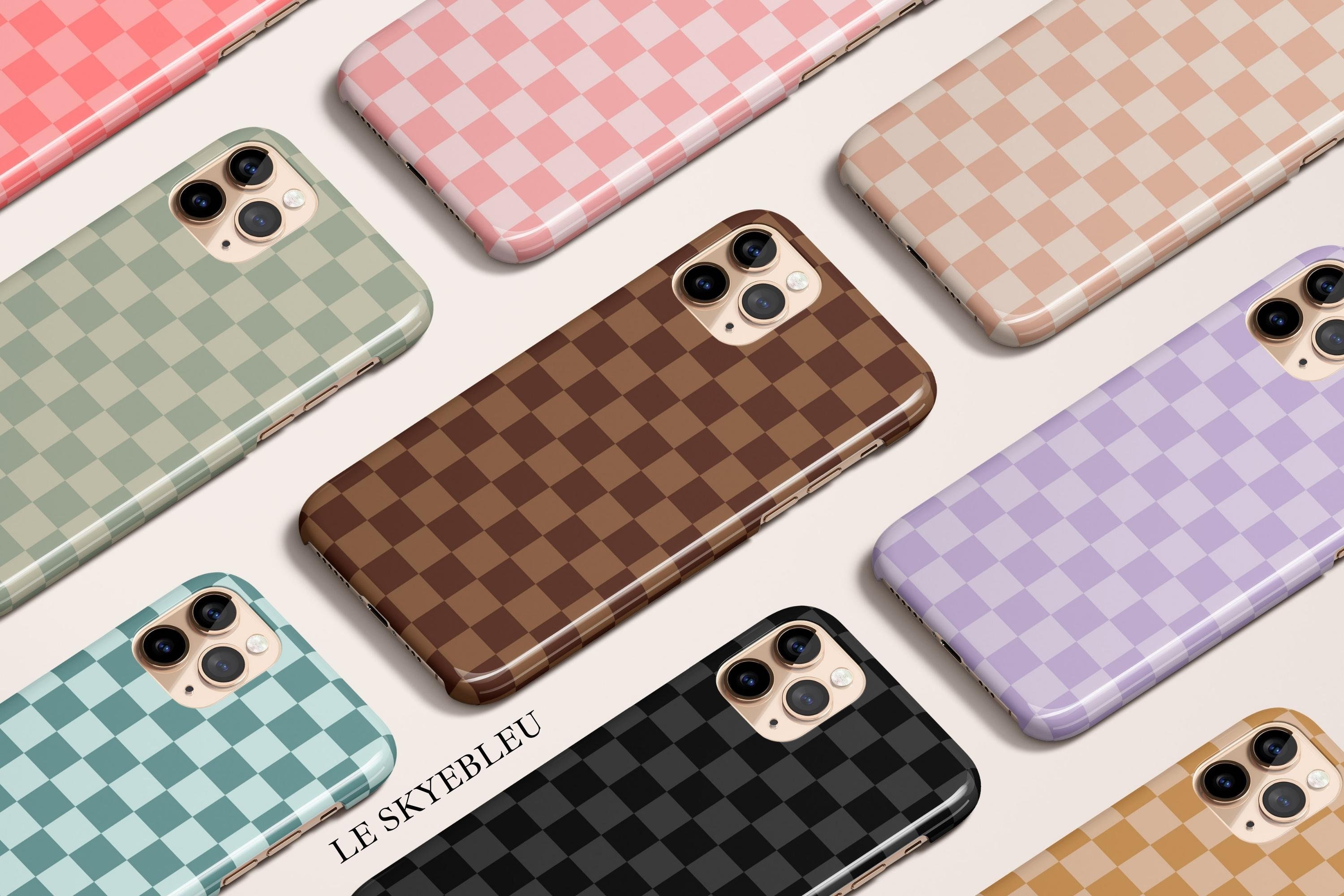 iDecoz Checkered Square iPhone Case iPhone x / iPhone Xs