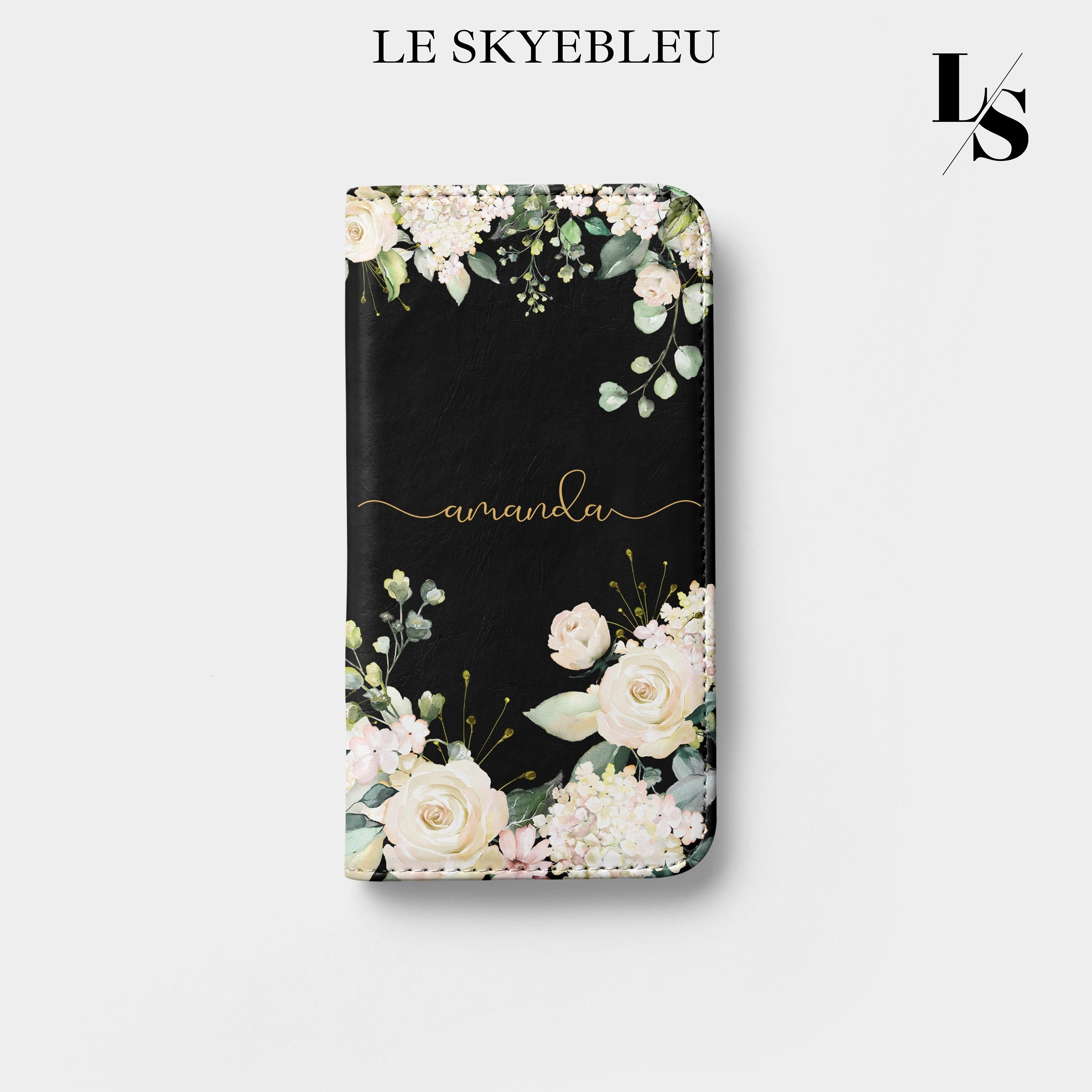  iPhone 14 Pro Max LV Monogram Elegant Floral Luxury