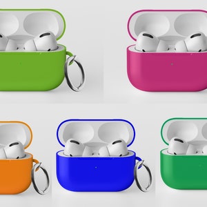  [ Compatible with AirPods 2 and 1 ] Shockproof Soft TPU Gel  Case Cover with Keychain Carabiner for Apple AirPods (Pop Colorful Fishing  Lures) : Electronics