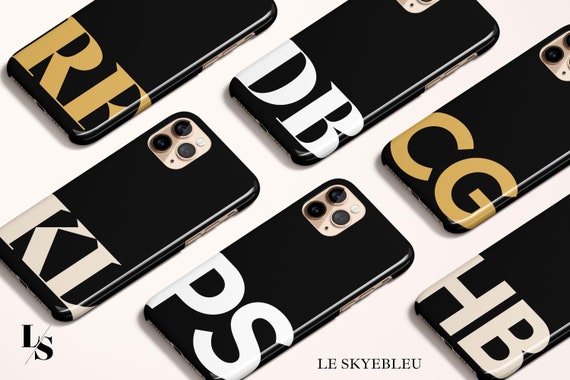 For Samsung S22 Plus Ultra S21 FE S20 Phone Case Personalised Monogram  Initial