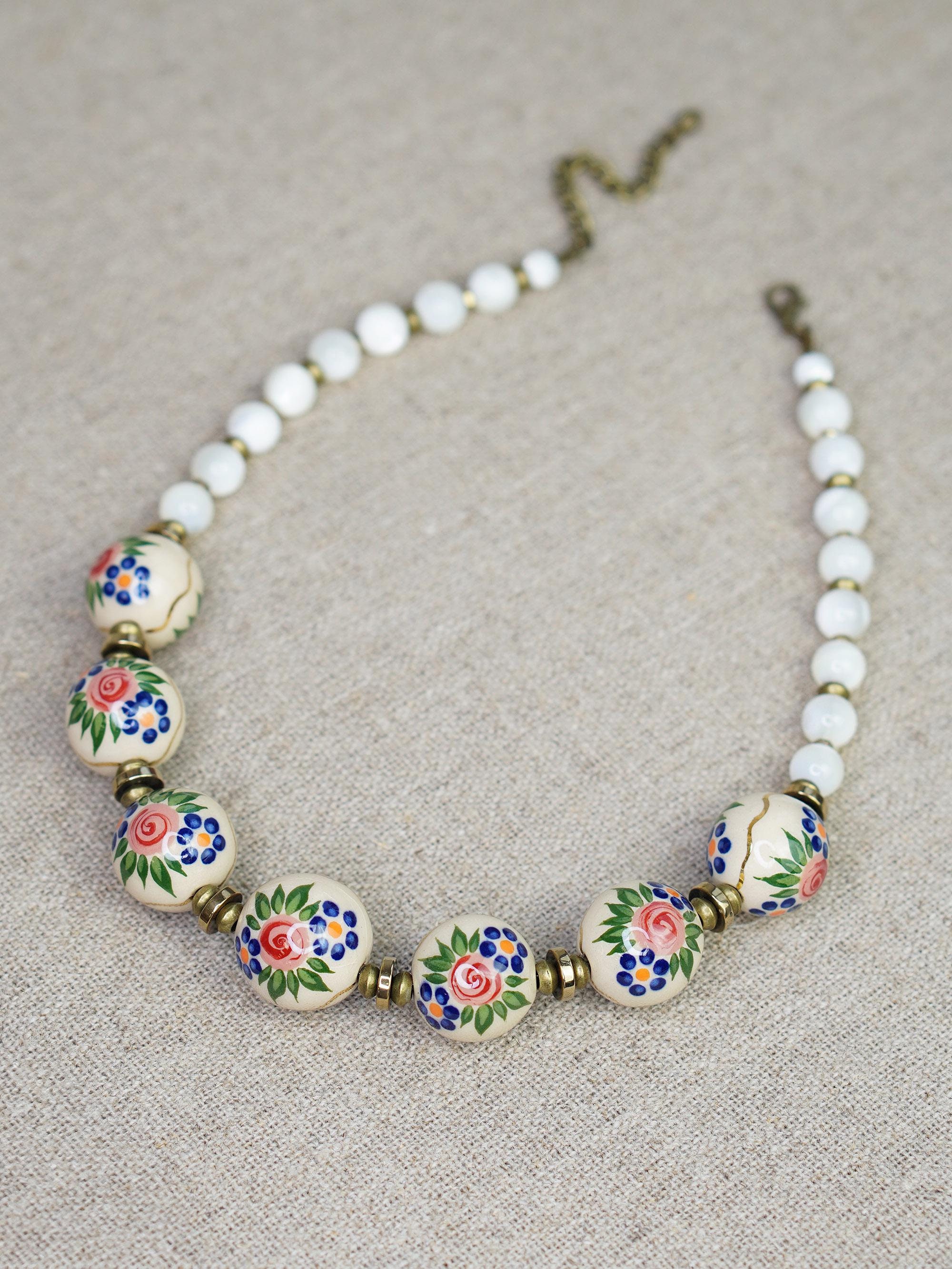 COLLIER PLASTRON ETHNIQUE VINTAGE ARGENT MASSIF SILVER NECKLACE