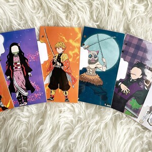 Anime Cash Envelopes Set Of 6 Dave Ramsey Inspired For Cash Etsy