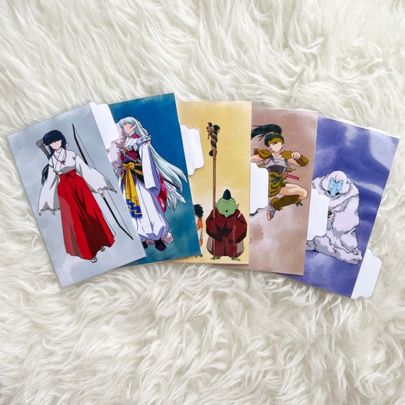 Anime Cash Envelopes Set Of 5 Dave Ramsey Inspired For Cash Etsy
