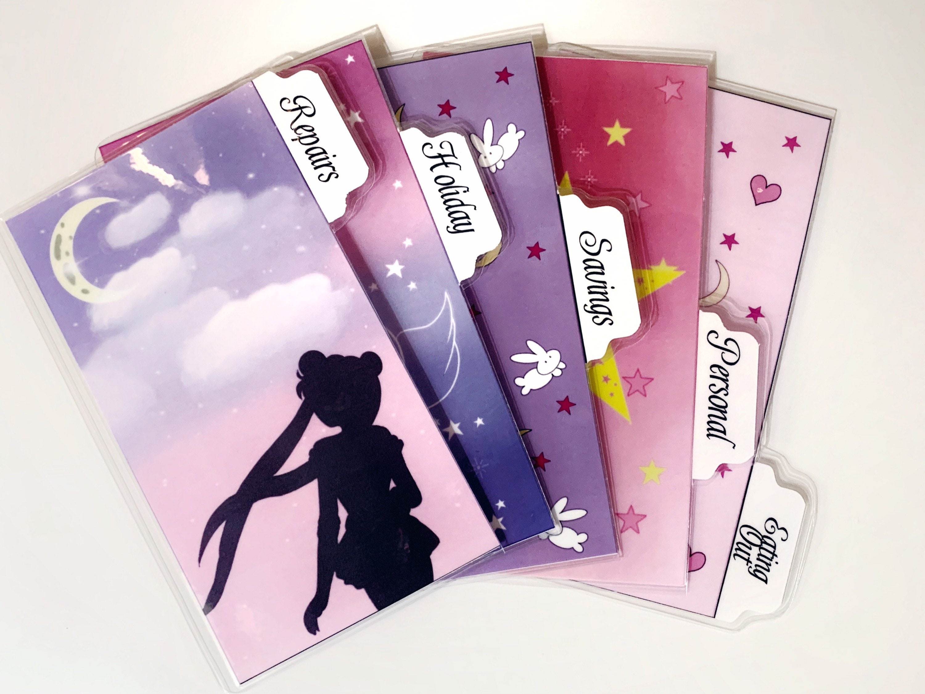 Anime Cash Envelopes Set Of 5 Dave Ramsey Inspired For Cash Etsy Anime Cash Envelopes Set Of 5 Dave Ramsey Inspired For Cash Etsy