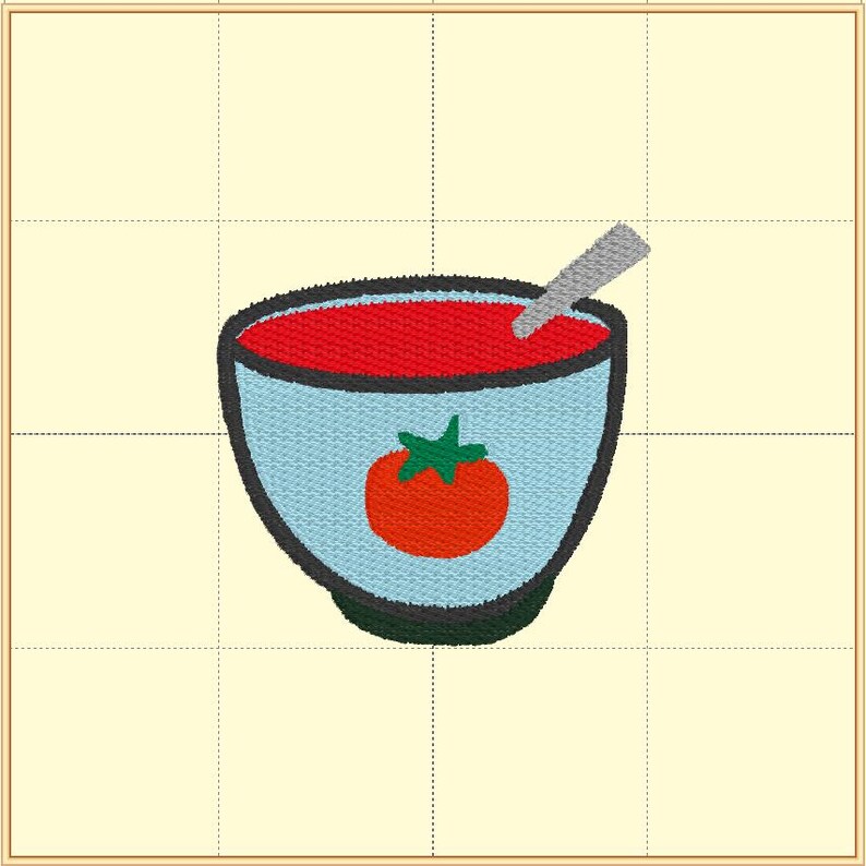 Tomato Machine Embroidery Design Pack | Soup Can, Ketchup (digital ...