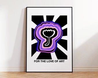 Flower Aura Art Print