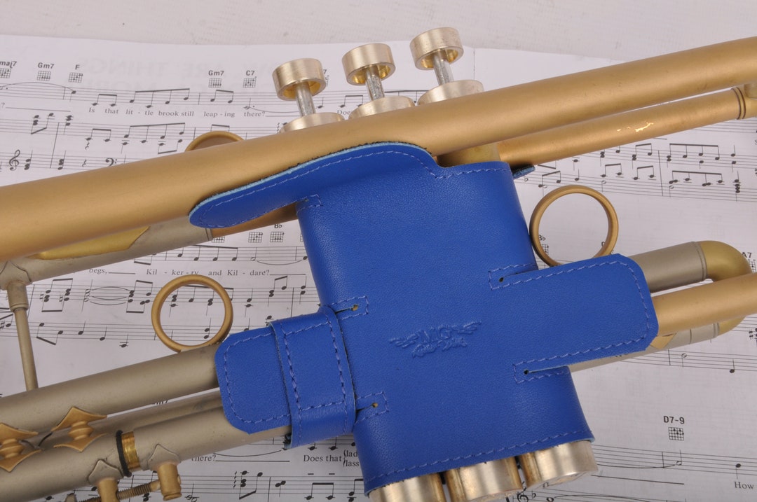 Trumpet Valve Protector by MG Leather Work, Customized Trumpet Valve