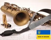 Saxophone neck Strap for Alto Tenor Baritone Soprano Sax, great personalized Gift For Saxophone players, Handmade leather saxophone strap