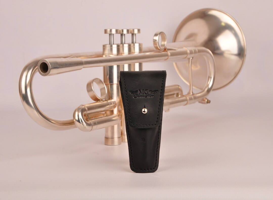 Trumpet Mouthpiece Holder by MG Leather Work, Trumpet Mouthpiece