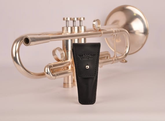 Trumpet Mouthpiece Holder by MG Leather Work, Trumpet Mouthpiece