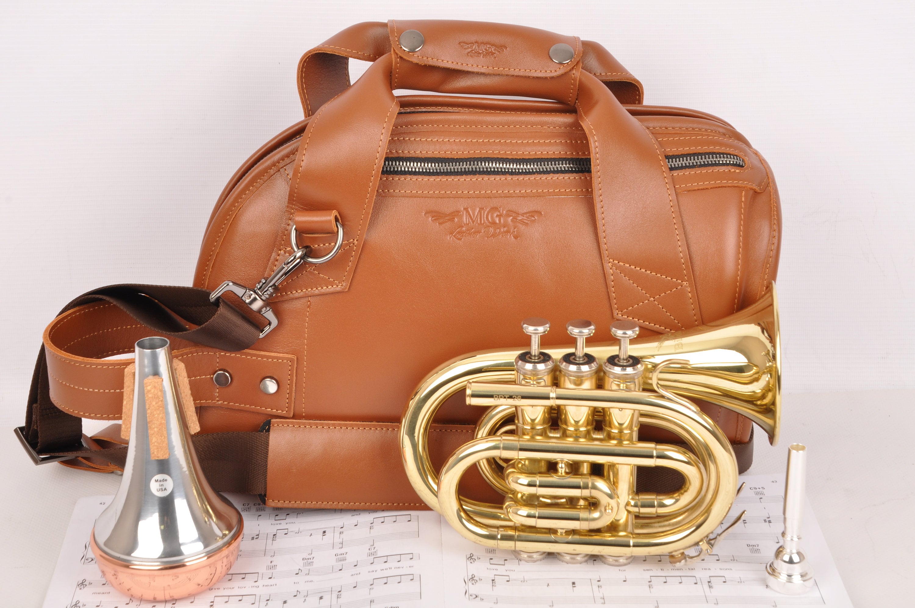 Carol brass sale mini pocket trumpet