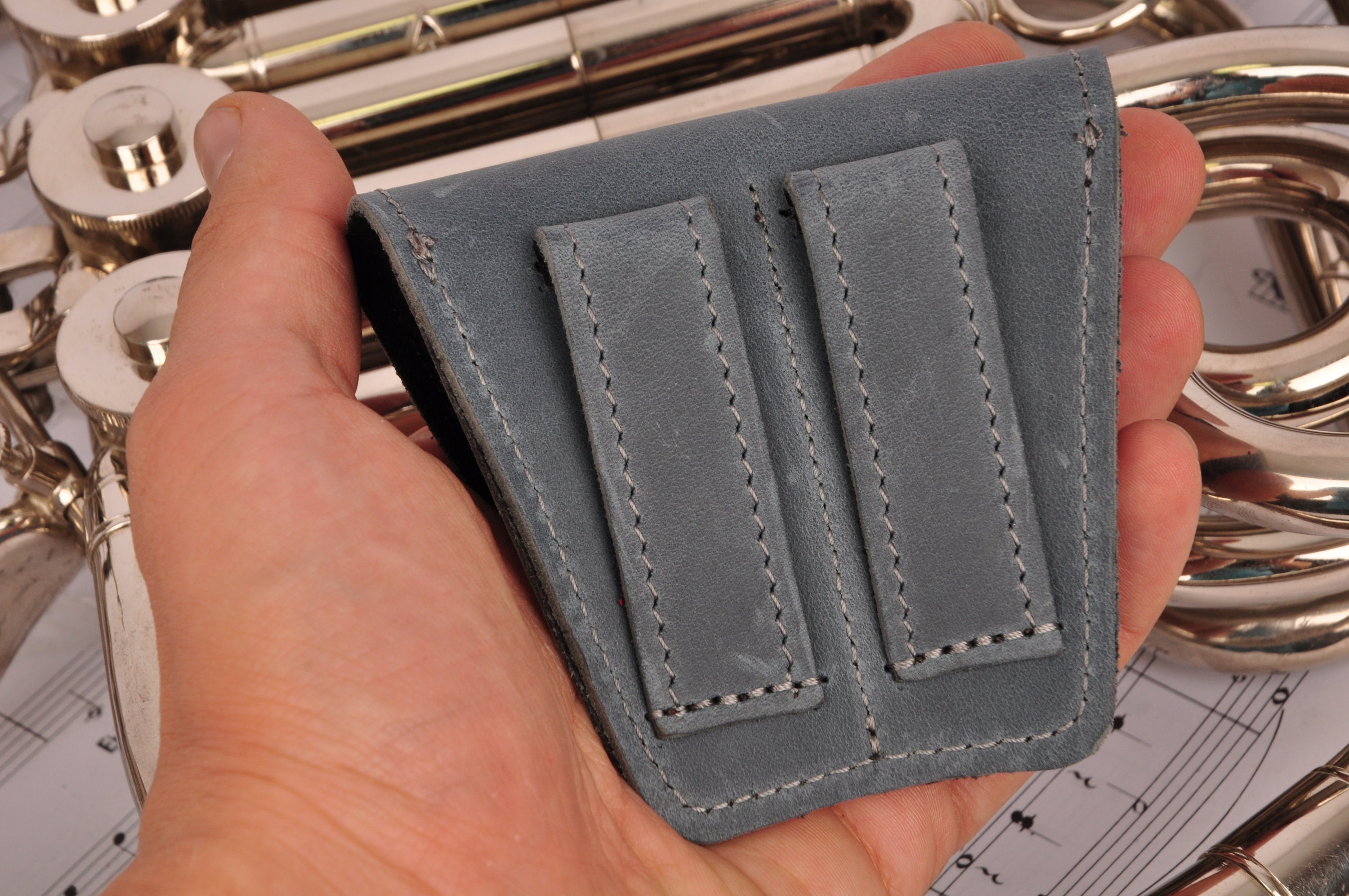 French Horn Leather Mouthpiece Holder French Horn Mouthpiece Etsy UK