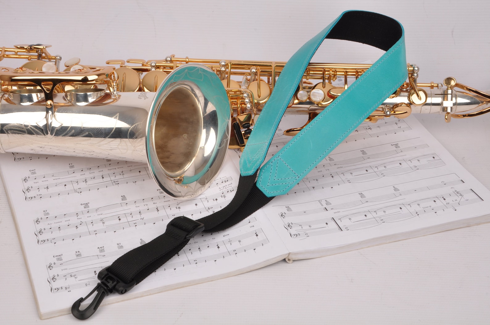 Personalized Saxophone Strap Leather for Alto Tenor Baritone Etsy