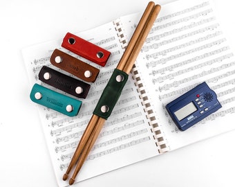 Baqueta de cuero de MG Leather Work, baqueta de cuero premium, baqueta personalizada, regalo para bateristas