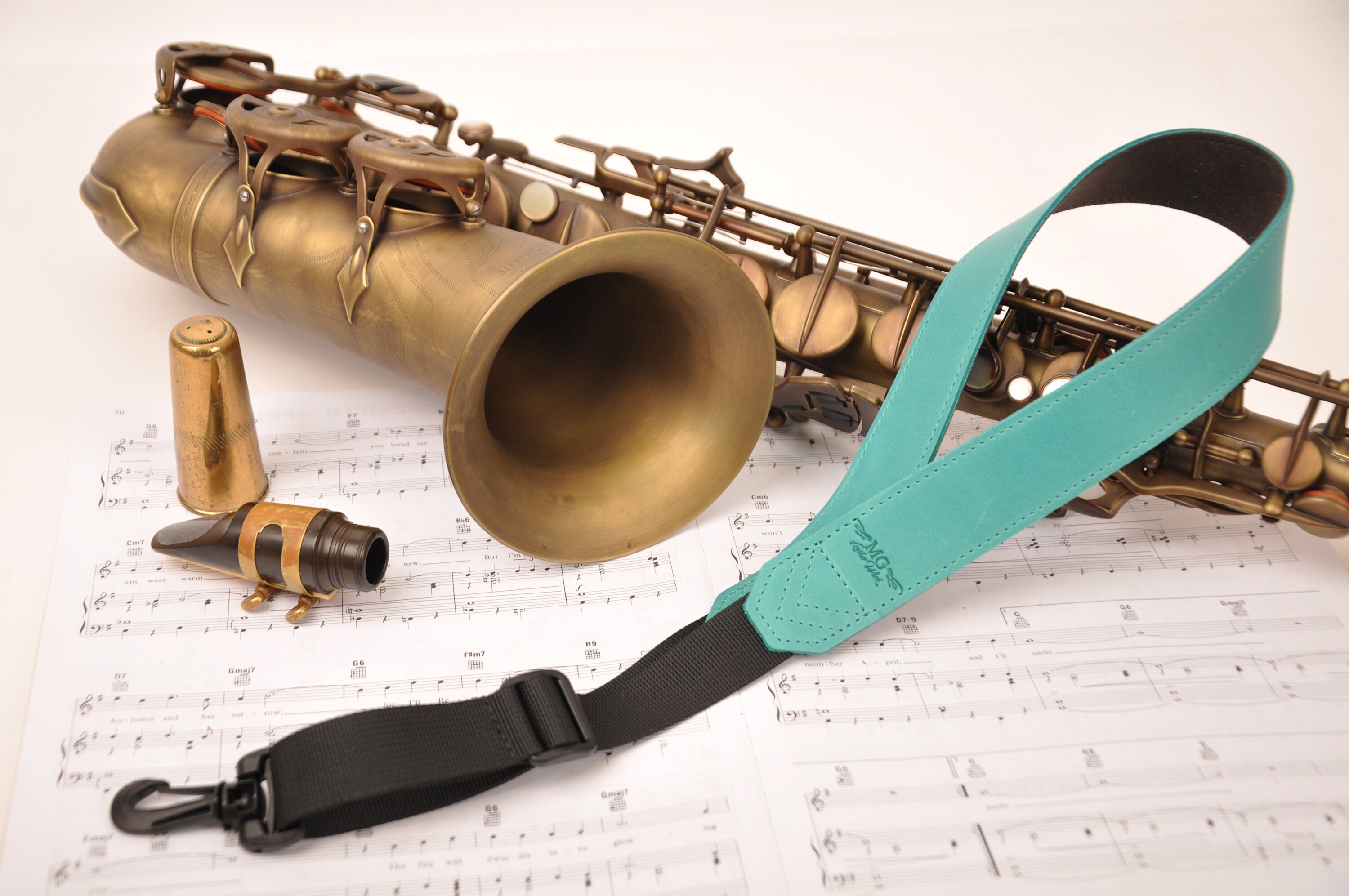 Tracolla Per Sassofono Pro Tec L305M - Pelle Con Moschettone, 61cm, Less-Stress Design - Foto 8