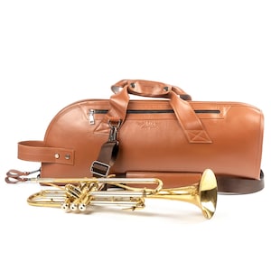 Trumpet Bag, Trumpet case, trumpet accessories, personalized gift for trumpet player, handmade trumpet lover gift