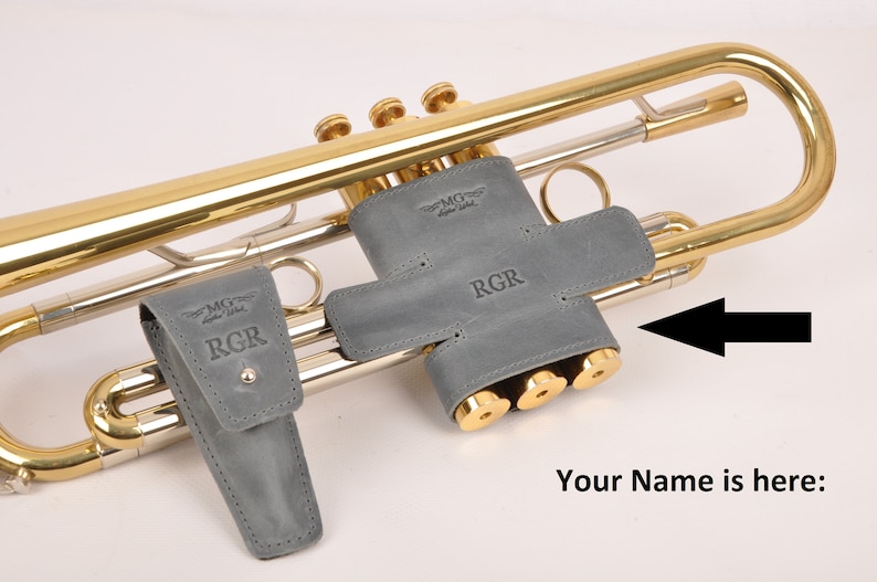 Trumpet Valve Guard Trumpet Mouthpiece Holder by MG Leather Etsy