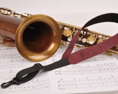 Saxophone Strap for Alto Tenor Baritone Soprano Sax - great Personalized handmade Gift For Saxophone player, gift for sax lover, sax strap